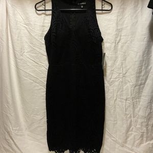 Black lace dress
